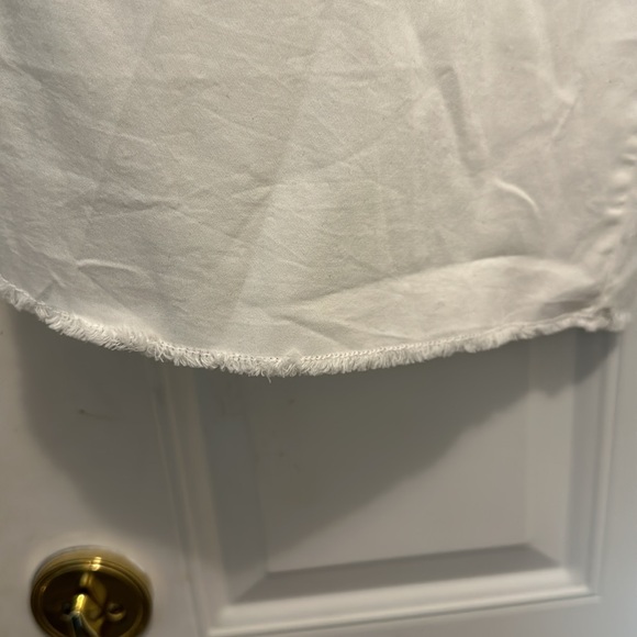 GAP Wide-legged, frayed hem, tie waist Chinos - Picture 3 of 4